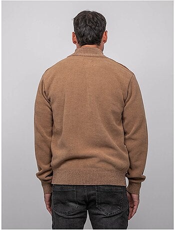 Gilet chenille zippé lerotof