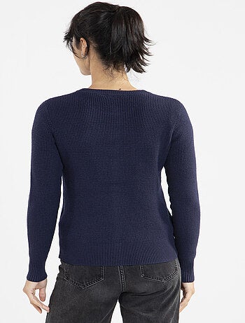 Gilet Chic Avec Col Rond | Gerard Pasquier