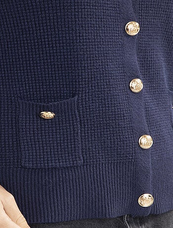 Gilet Chic Avec Col Rond | Gerard Pasquier