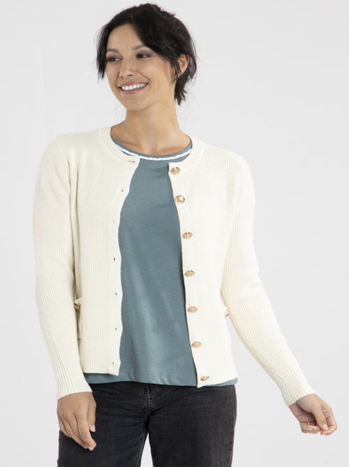 Gilet Chic   Avec Col Rond | Gerard Pasquier - Kiabi