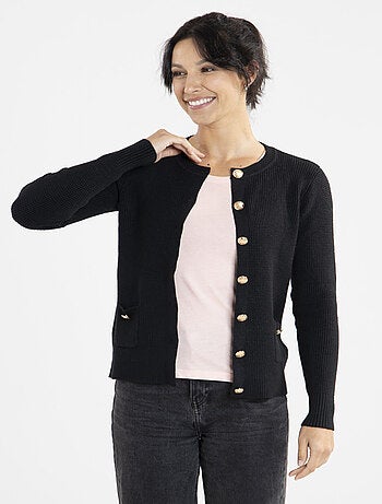 Gilet Chic Avec Col Rond | Gerard Pasquier