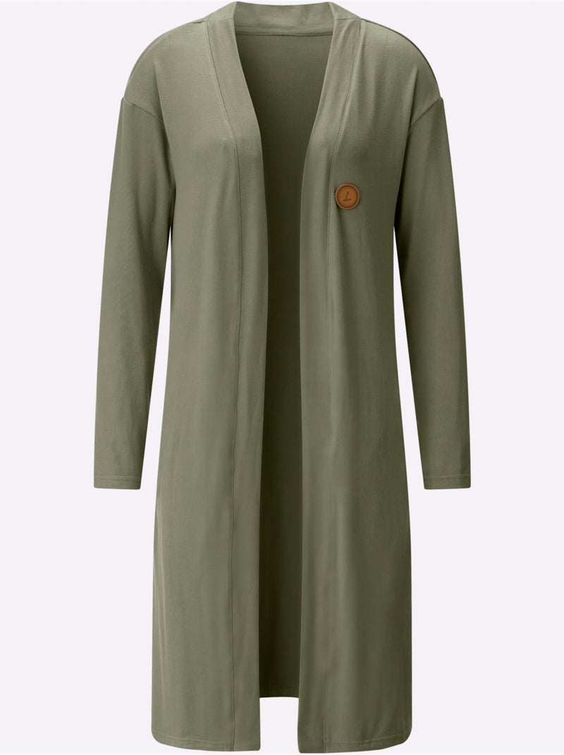 Gilet Classique Facile à Assortir - Taille Standard - Witt Kaki - Kiabi