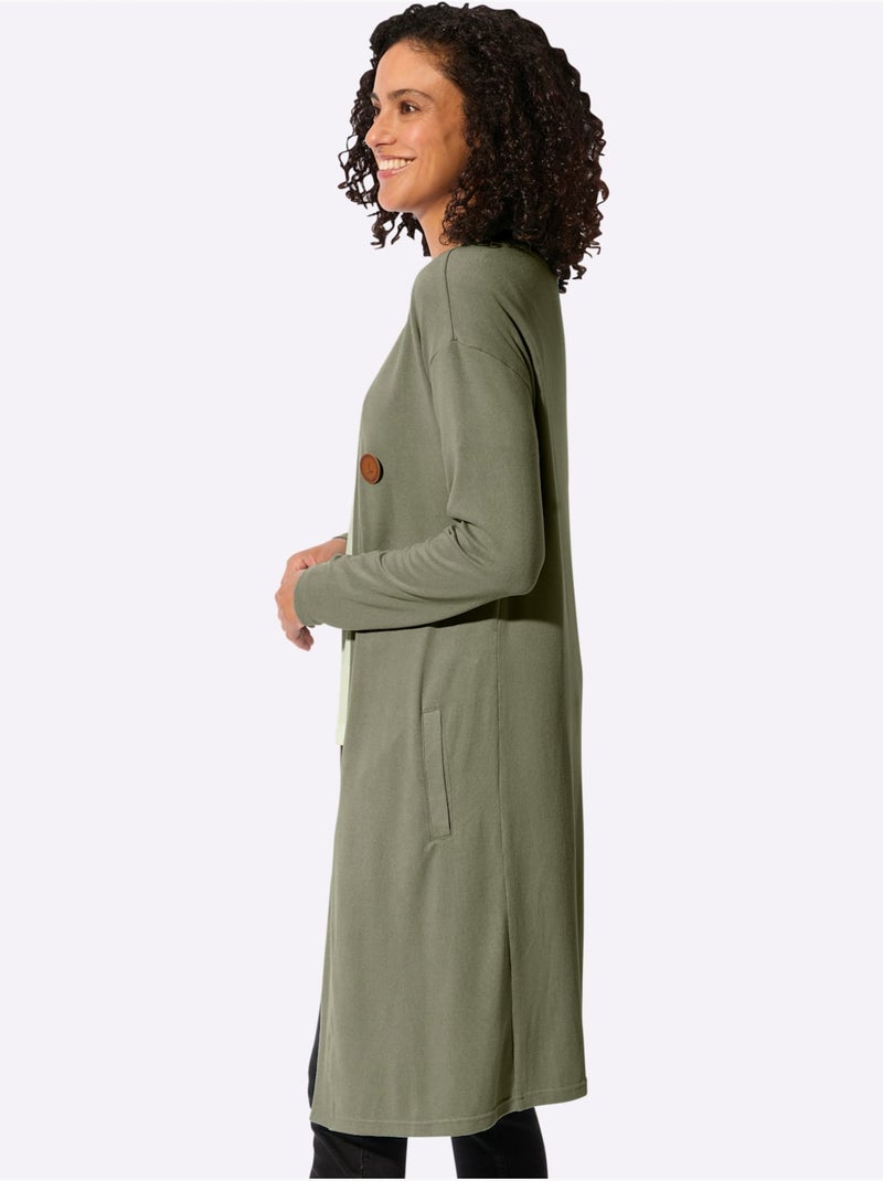 Gilet Classique Facile à Assortir - Taille Standard - Witt Kaki - Kiabi