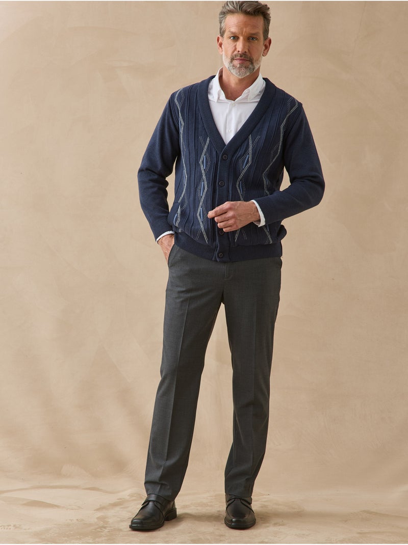 Gilet classique homme avec laine - daxon Bleu marine - Kiabi