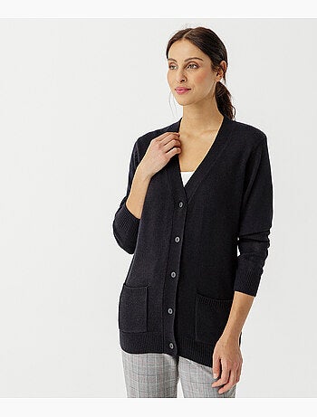 Gilet classique maille jersey - damart