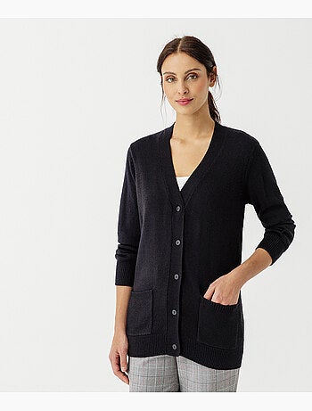 Gilet classique maille jersey - damart