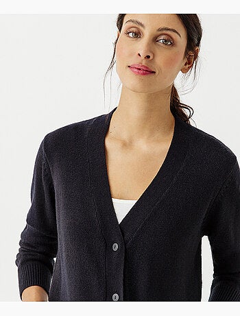 Gilet classique maille jersey - damart