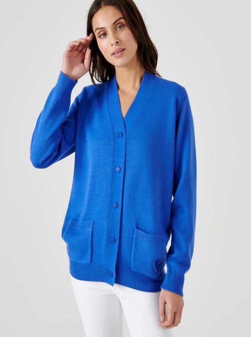 Gilet classique maille jersey  - Damart - Kiabi