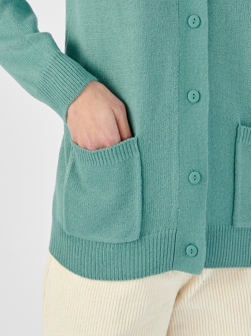 Gilet classique maille jersey  - Damart - Kiabi