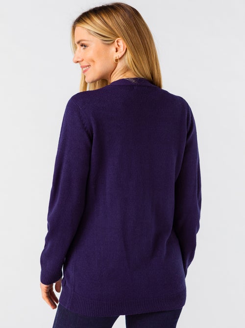Gilet classique maille jersey  - Damart - Kiabi