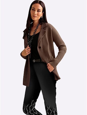 Gilet Col à Revers élégant - Taille Standard - Helline