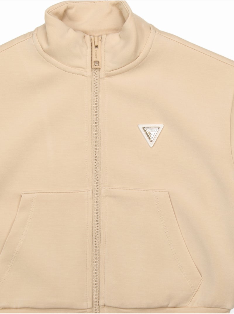 Gilet col montant - guess kids Orange - Kiabi