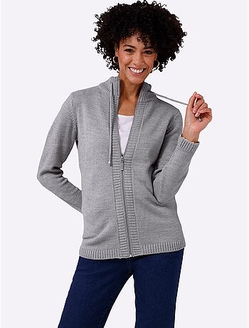 Gilet col montant à coulisse - taille standard - moda vilona