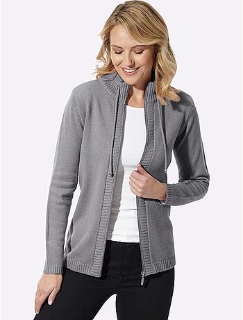 Gilet col montant à coulisse - taille standard - moda vilona