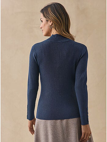 Gilet col montant finitions écailles - daxon