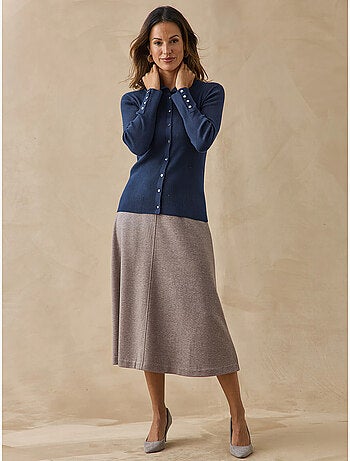 Gilet col montant finitions écailles - daxon