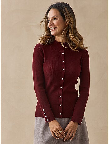Gilet col montant finitions écailles - daxon