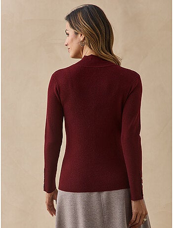 Gilet col montant finitions écailles - daxon