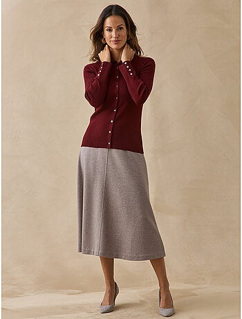 Gilet col montant finitions écailles - daxon