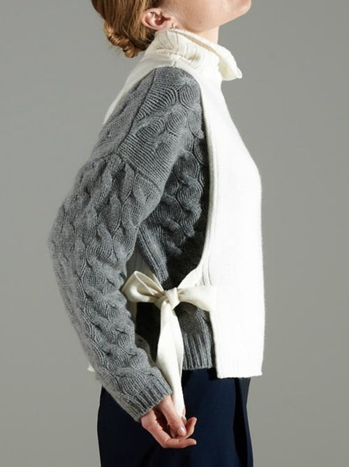 Gilet col montant sans manches femme en cachemire 4 fils - NAMI 15 - Kiabi