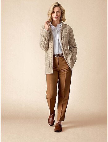 Gilet col montant zippé avec laine - DAXON