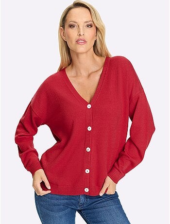 Gilet Col V Avec Patte De Boutonnage - Taille Standard - Helline