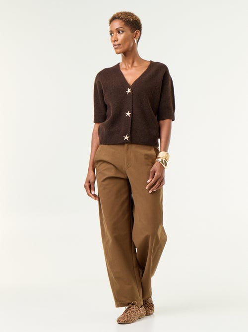 Gilet col V sans manches - Kiabi