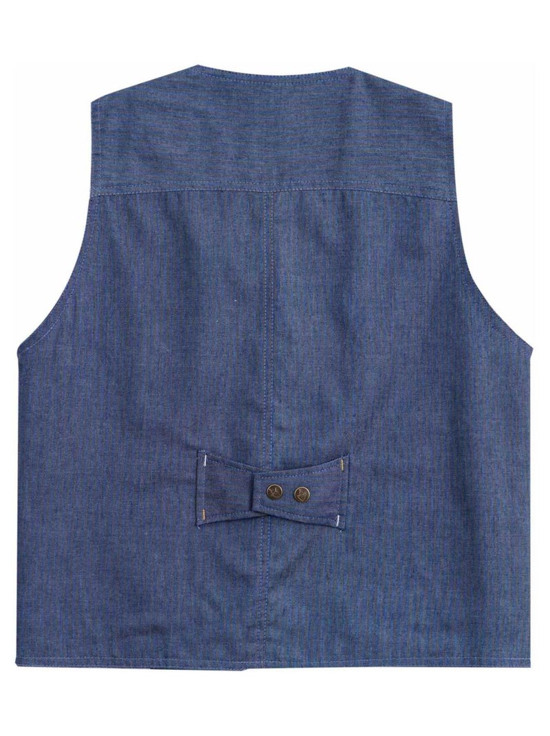 Gilet Costume Mariage      ST GERMAIN - La Faute à Voltaire Bleu - Kiabi