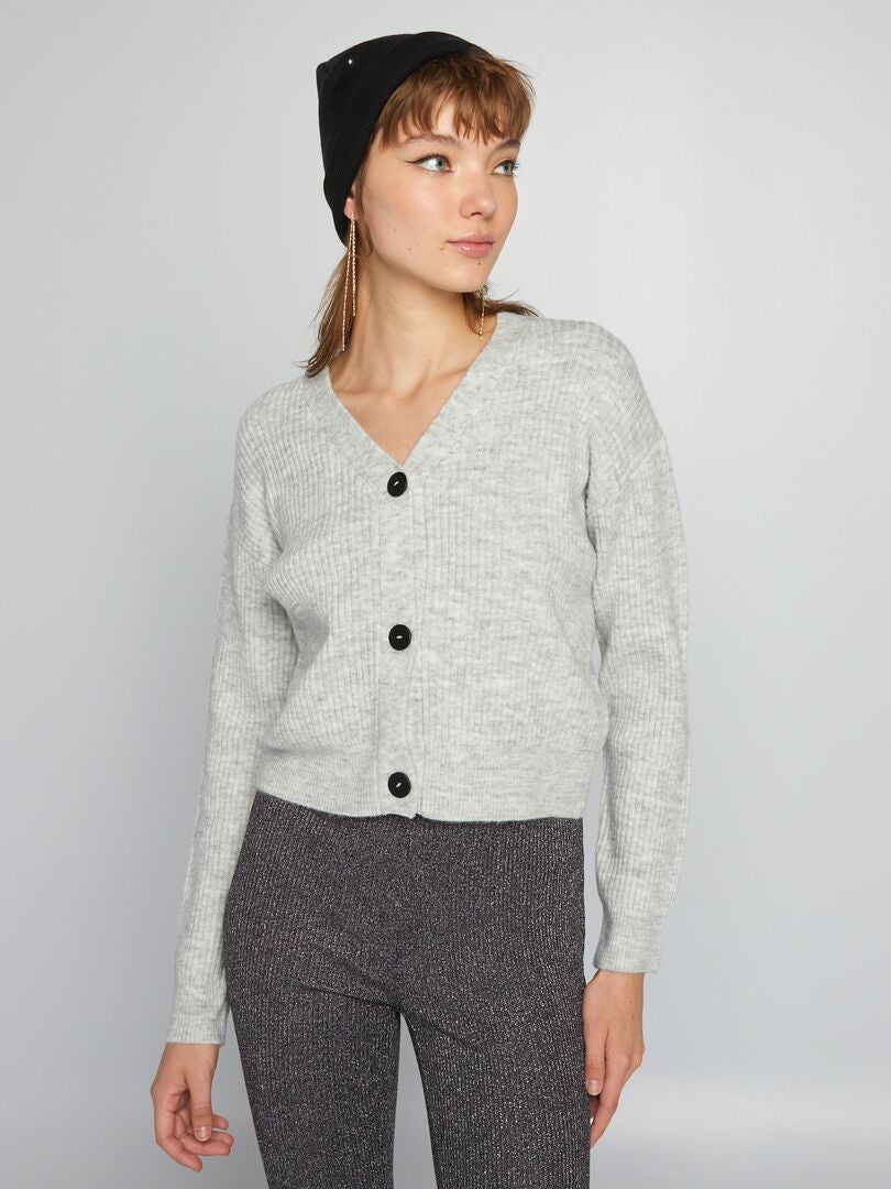 Tee-shirt en coton femme manches 3/4 et col V LUCIANE - Hublot