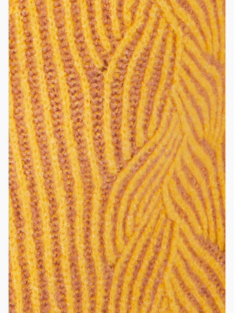 Gilet côtes anglaise thermolactyl - damart Orange - Kiabi
