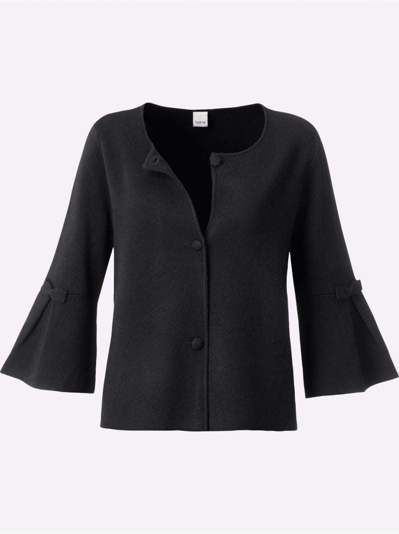 Gilet coupe en a - taille standard - helline Noir - Kiabi