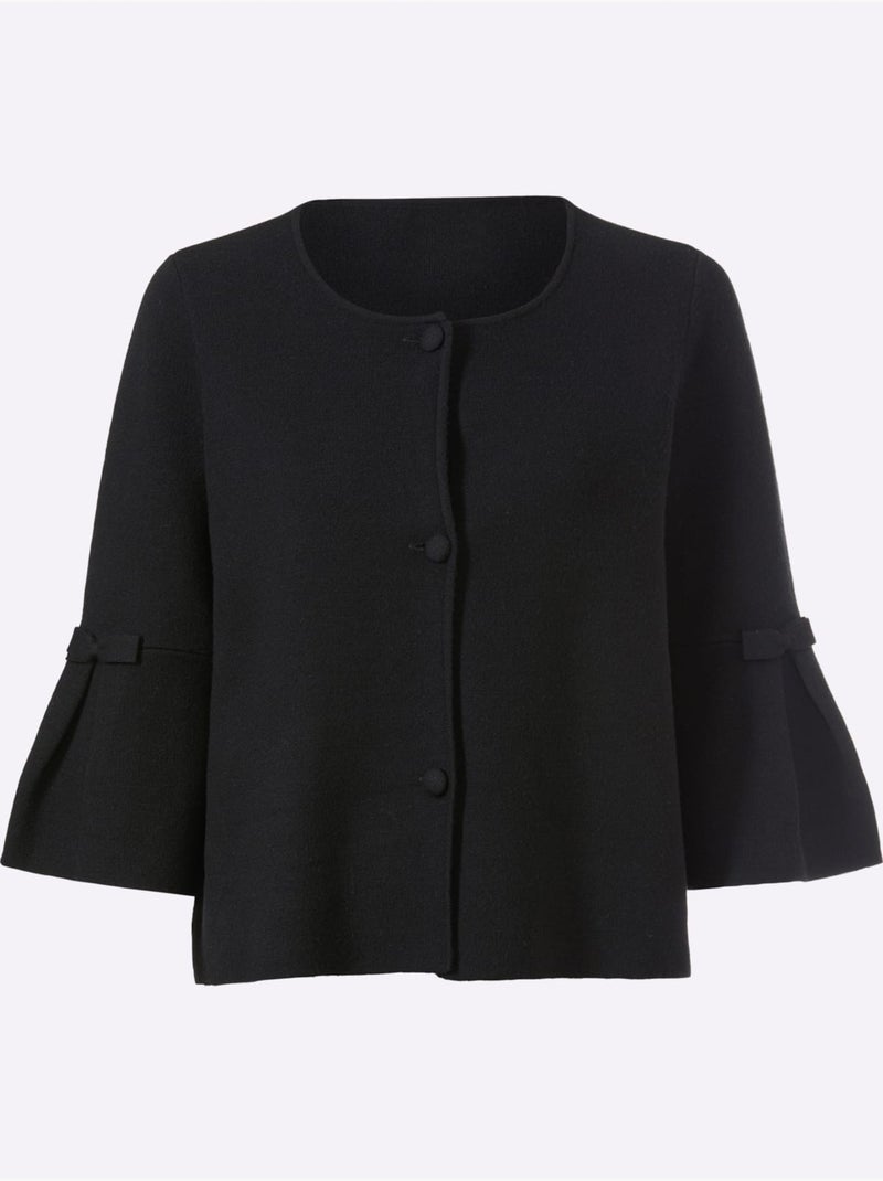 Gilet coupe en a - taille standard - helline Noir - Kiabi