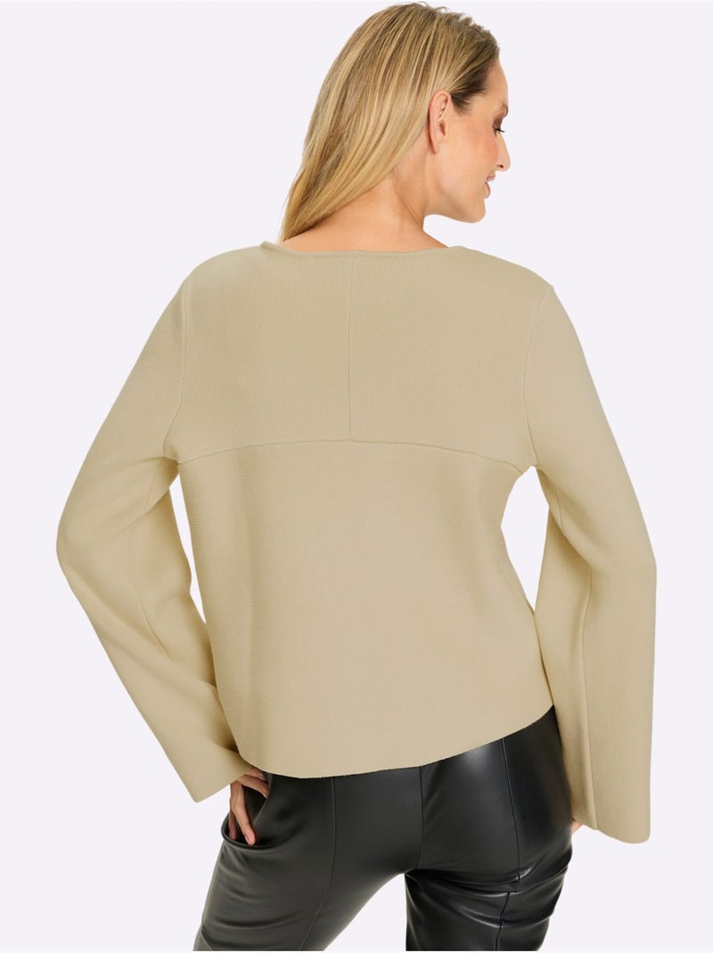 Gilet Coupe Moderne - Taille Standard - Helline Sable - Kiabi