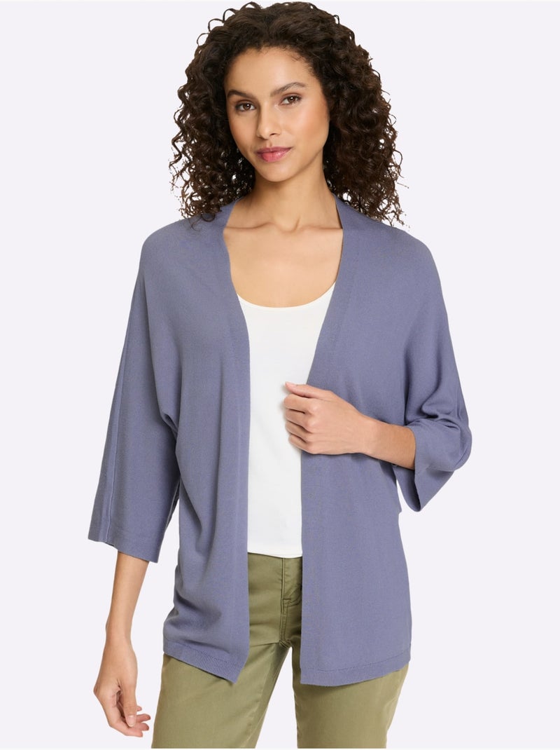 Gilet Coupe Ouverte Affinante - Taille Standard - Helline Bleu - Kiabi