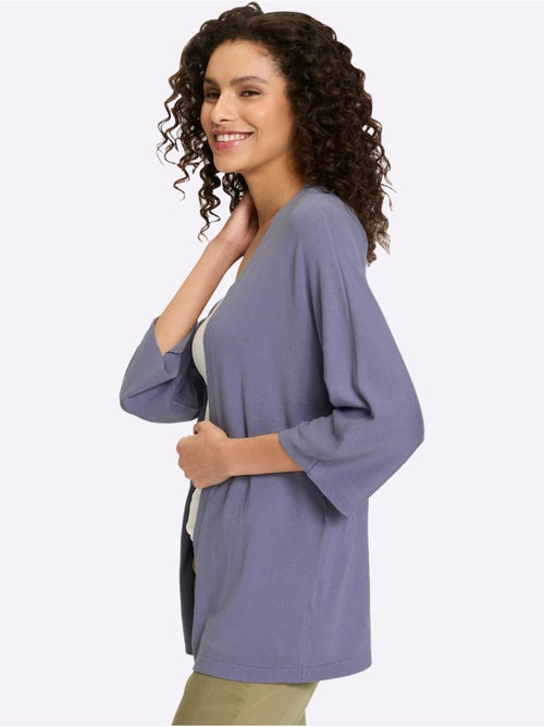 Gilet Coupe Ouverte Affinante - Taille Standard - Helline - Kiabi Gilet Coupe Ouverte Affinante - Taille Standard - Helline - Kiabi