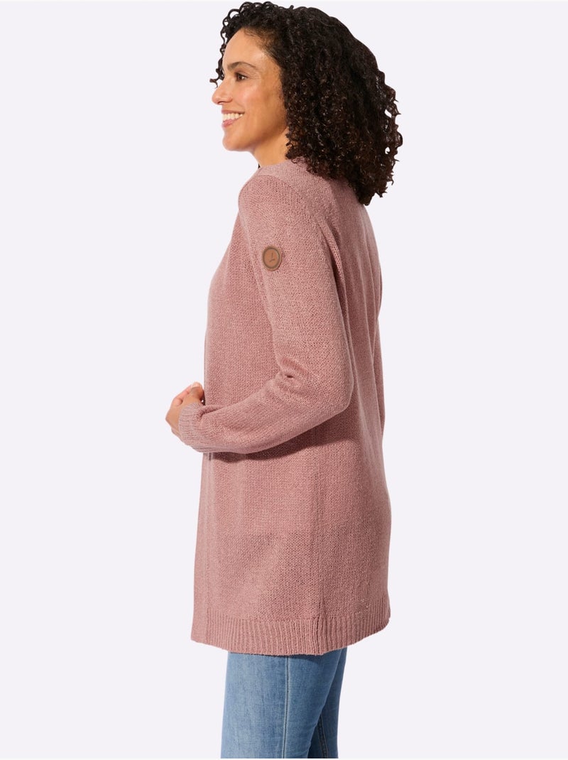Gilet Coupe Ouverte Affinante - Taille Standard - Witt Bois de rose - Kiabi