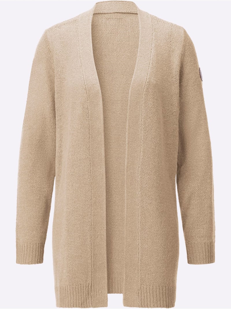 Gilet Coupe Ouverte Affinante - Taille Standard - Witt Sable - Kiabi