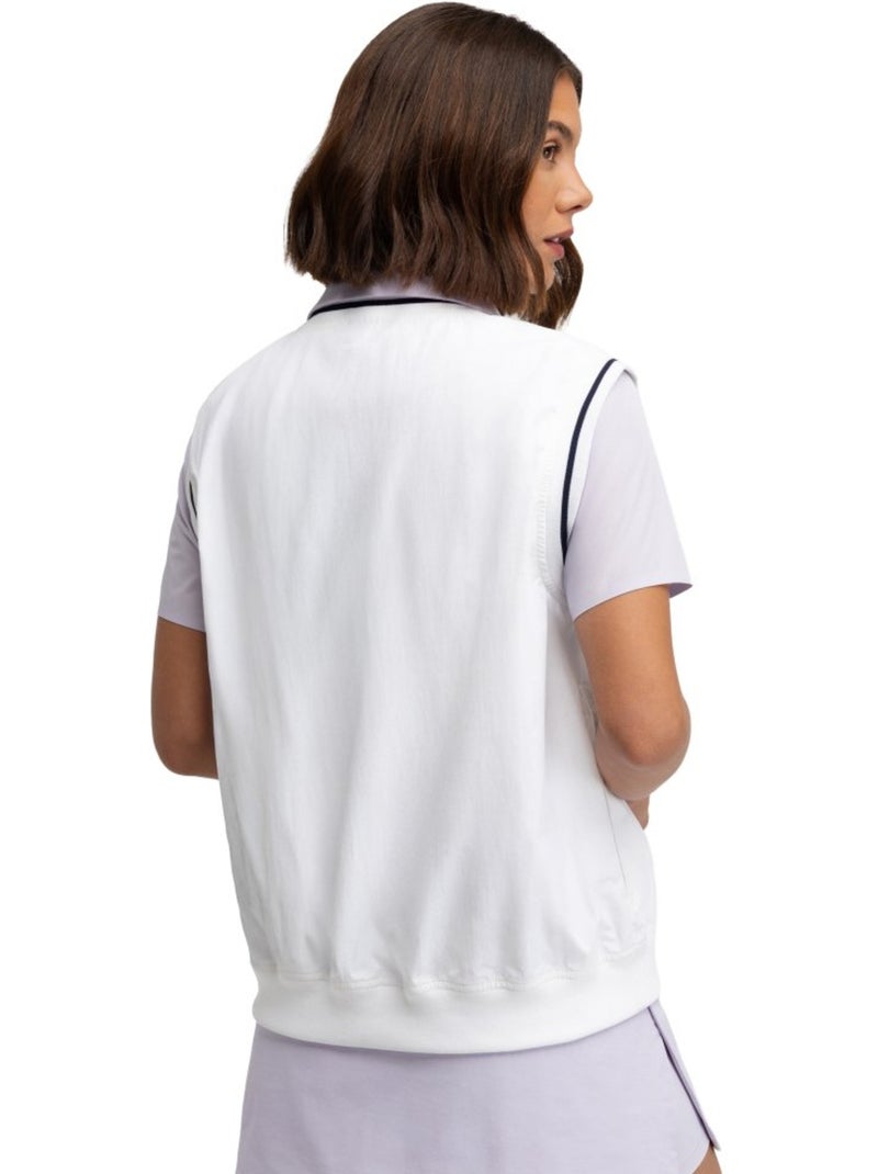 Gilet coupe-vent de golf femme golf femme grace Blanc - Kiabi