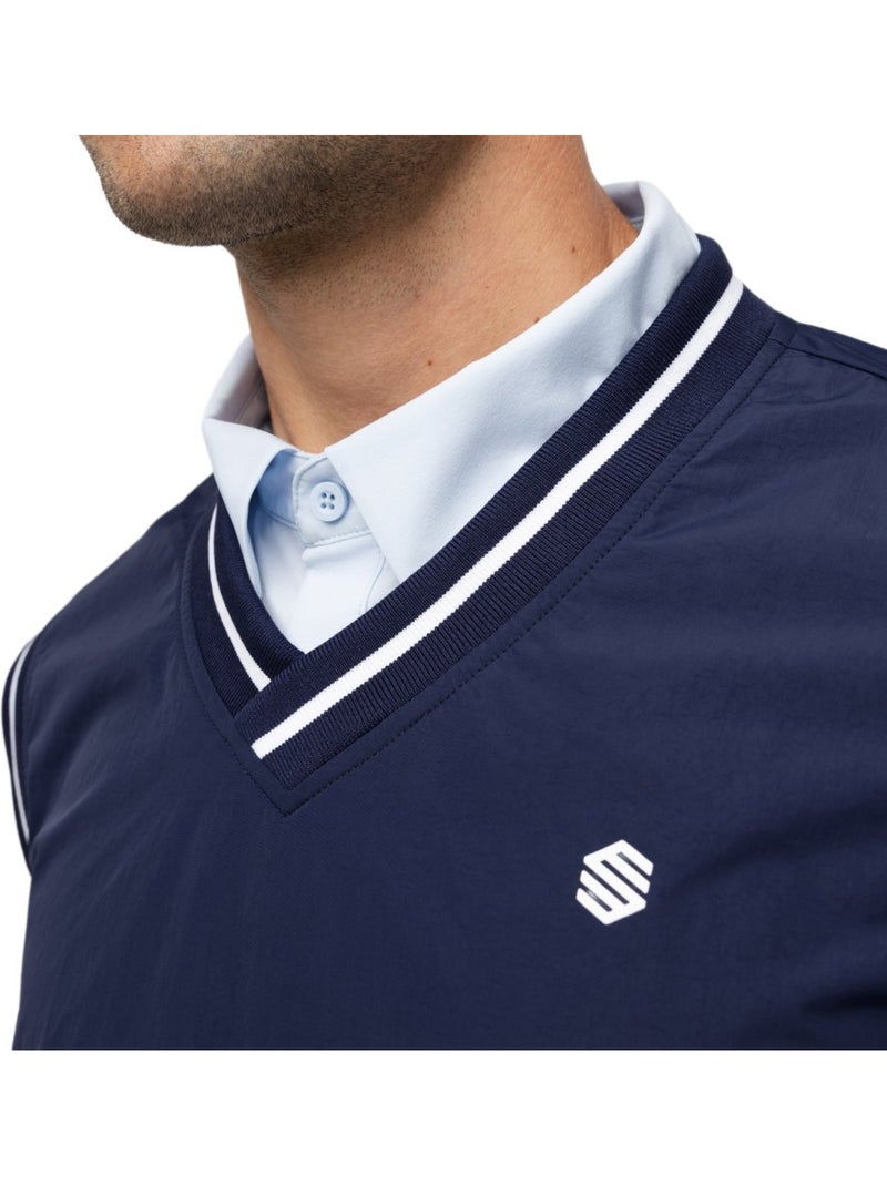 Gilet coupe-vent de golf homme golf homme putt navy Bleu - Kiabi