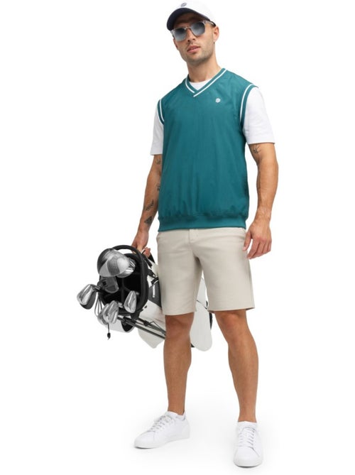 Gilet coupe-vent de golf homme golf homme putt teal - Kiabi Gilet coupe-vent de golf homme golf homme putt teal - Kiabi