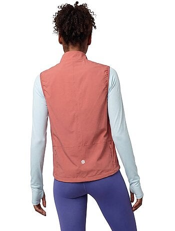 Gilet coupe-vent léger trail running femme femme zegama-w