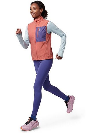 Gilet coupe-vent léger trail running femme femme zegama-w