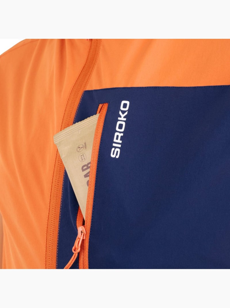 Gilet coupe-vent léger trail running homme homme zegama Orange - Kiabi