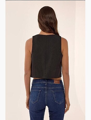 Gilet court à boutons hiccup