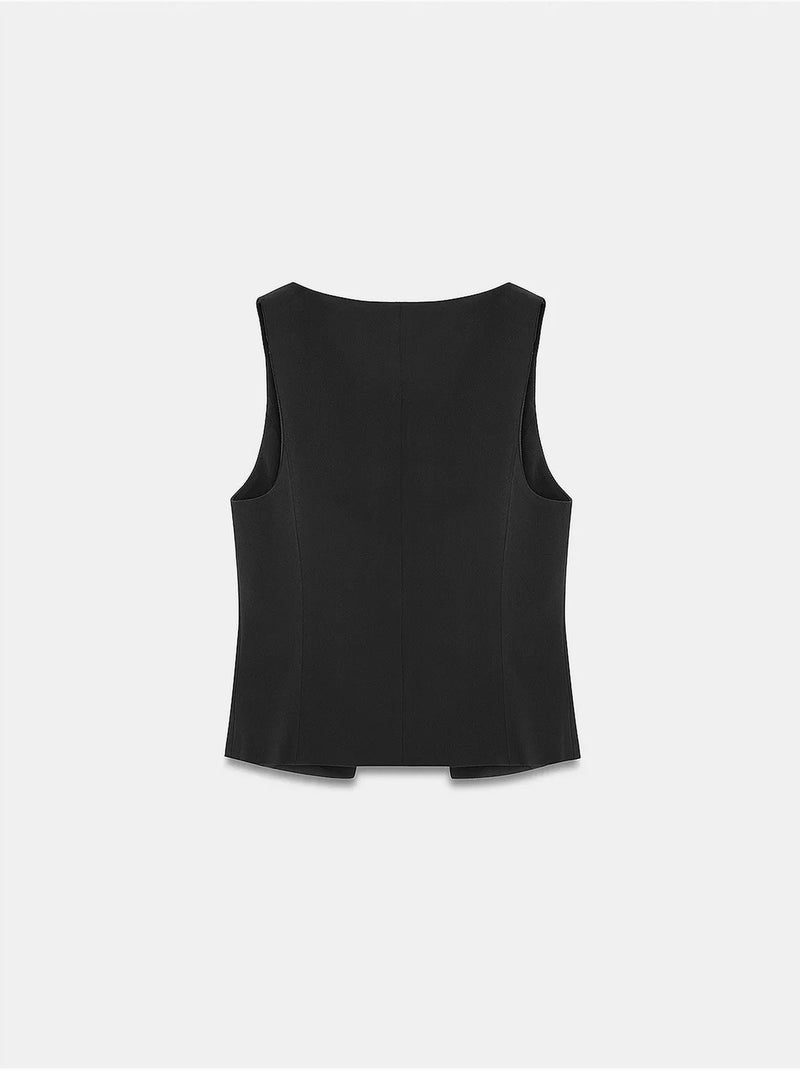 Gilet court ajusté dilvin Noir - Kiabi