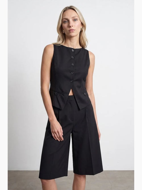 Gilet court ajusté dilvin - Kiabi