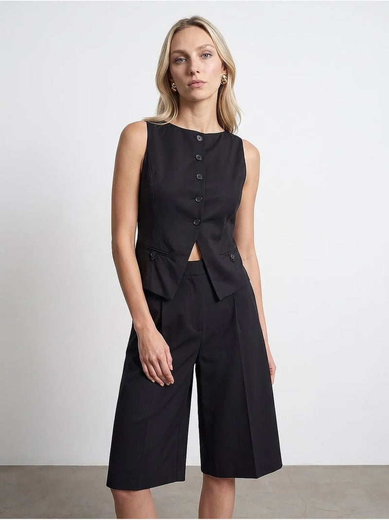 Gilet court ajusté dilvin Noir - Kiabi