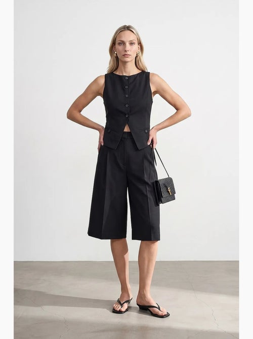 Gilet court ajusté dilvin - Kiabi