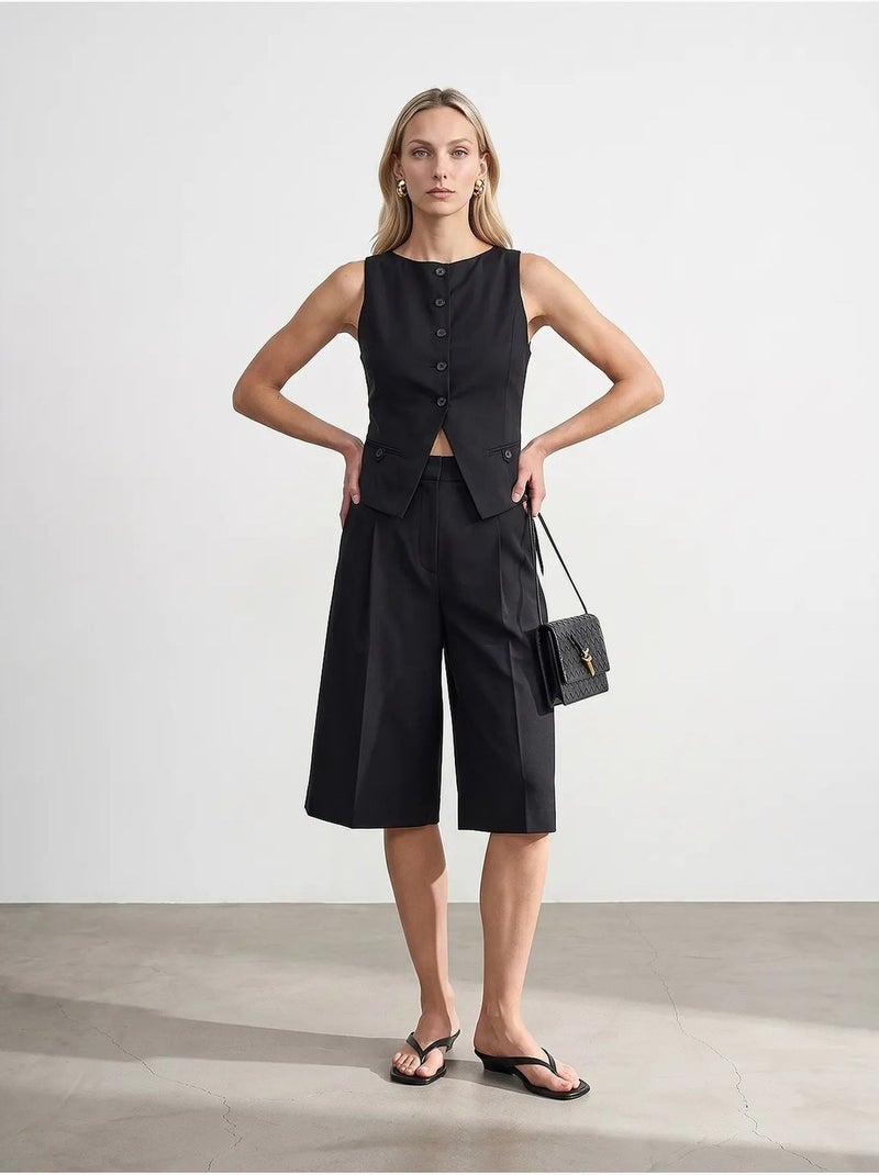 Gilet court ajusté dilvin Noir - Kiabi