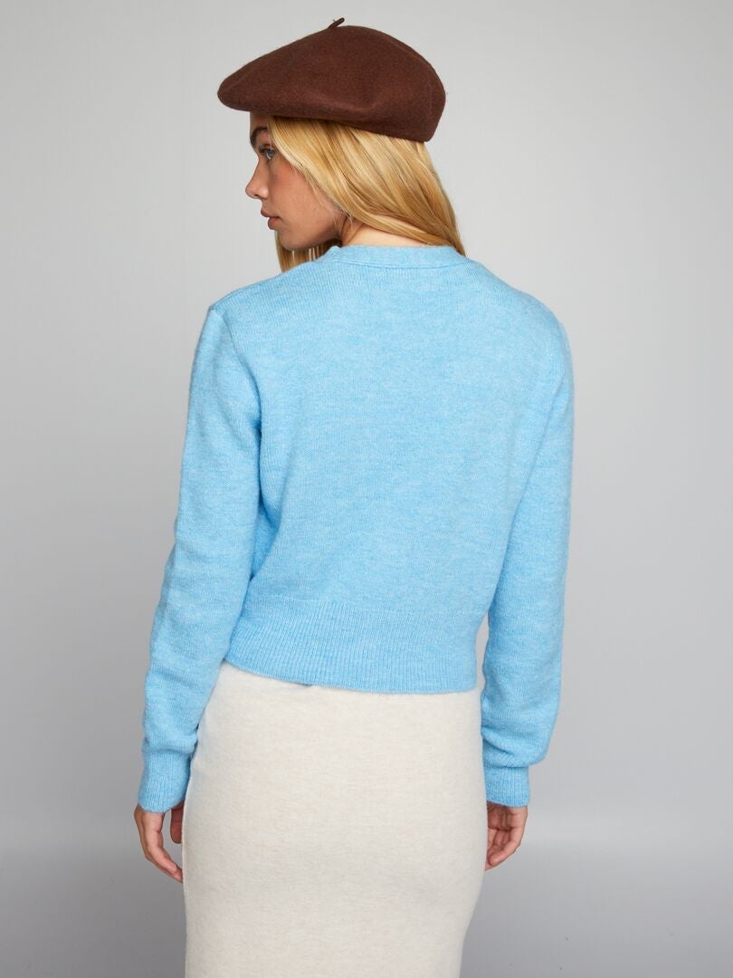 Petit gilet bleu ciel Pecca taille 3 (38/40) - Vêtements